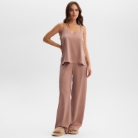 Комплект женский (майка, брюки) KAFTAN "Silk" р. 44, пудровый Комплект женский (майка, брюки) KAFTAN "Silk" р. 44, пудровый