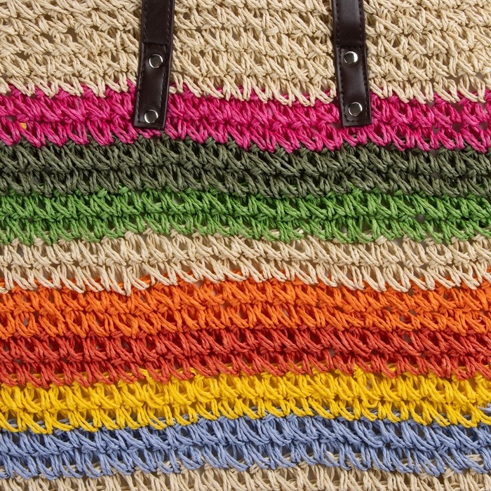 Сумка женская SL Home, ручное плетение, хлопок, длина ручек 28 см, 41&times;40 см