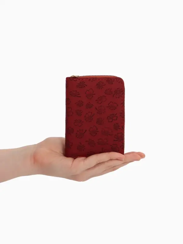 Кошелек жен 07-01-01 Июнь2526, 13*2*9 см, 2 отд+отд/молн, д/карт, бордо