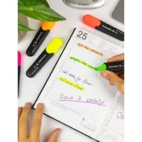 Маркер текстовыделитель Schneider Job, 1.0-5.0 мм, чернила на водной основе, зеленый