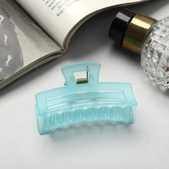 Крабик для волос &laquo;Туман&raquo;, прямой, 7 см, МИКС