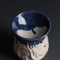 Аромалампа керамика "Море волнуется" синий 8,6х8,6х9,6 см Аромалампа керамика "Море волнуется" синий 8,6х8,6х9,6 см