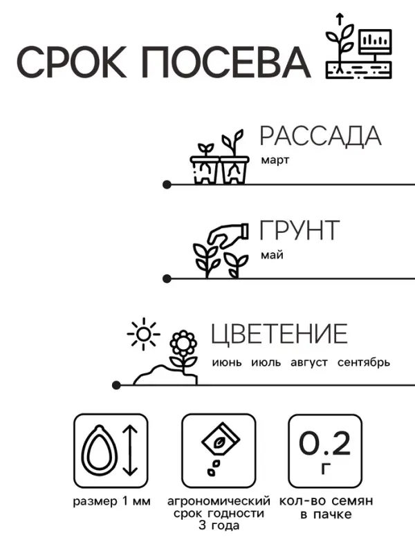 Семена  цветов Флокс "Звездный дождь", смесь окрасок, О, 0,2 г