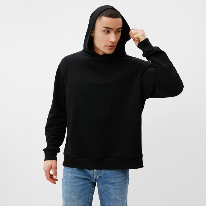 Толстовка мужская MINAKU: Casual Collection цвет черный, р-р 46 Толстовка мужская MINAKU: Casual Collection цвет черный, р-р 46