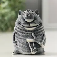 Сувенир "Кот хулиган с рогаткой" 7 см