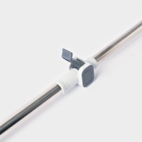 Оконная швабра с креплением на зажимах 28х8 см, длина 103-145 см, 2 насадки, 45+180 поворот   107959