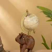 Глобус сувенирный, 11&times;8&times;21 см, подставка дерево