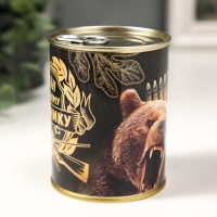 Подарочные носки в банке &laquo;Лучшему охотнику&raquo;, (внутри носки мужские, цвет чёрный)