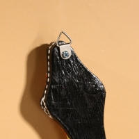 Сувенир интерьерный "Змея" дерево 50х13 см, цв. серый