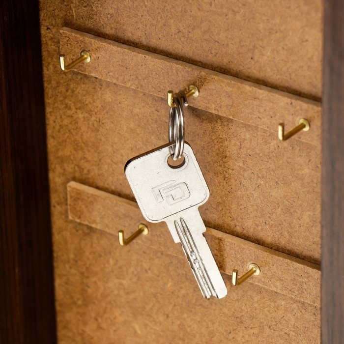 Ключница Ключница "Перья" венге 16х31 см МИКС