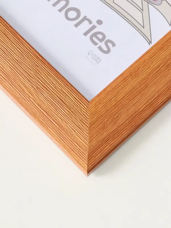 Фоторамка для фото 21х30 см (с ножкой) "Luxe Elegance" пластик, бежевый, (пластик экран)