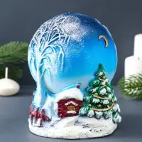 Свеча фигурная "Зимний вечер" 11х11х14 см