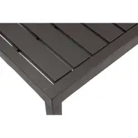 Стол садовый &laquo;Рейки&raquo;, пластик, 55&times;65&times;38 см, мокко