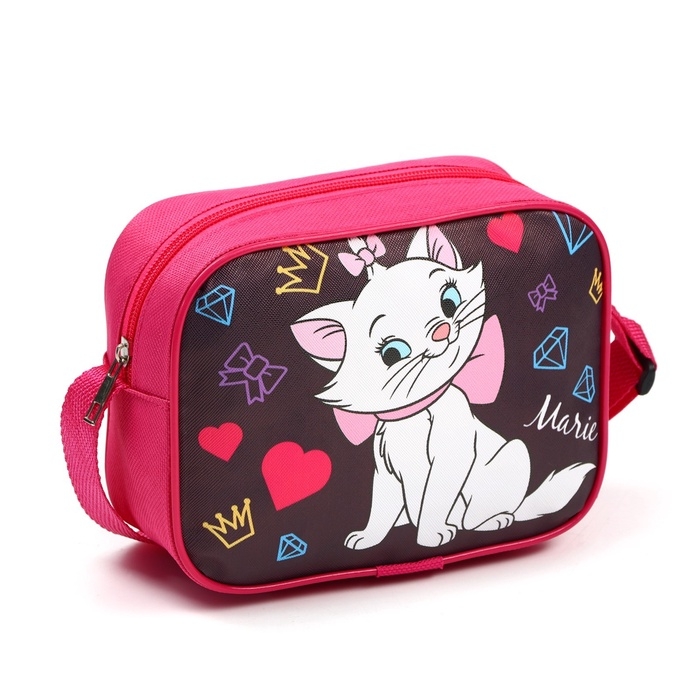 Сумка детская для девочки через плечо 19.5×14.5×7см, Коты аристократы Сумка детская для девочки через плечо 19.5×14.5×7см, Коты аристократы