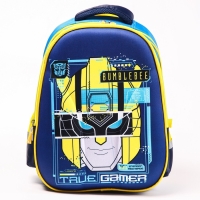 Рюкзак школьный, 39 см х 30 см х 14 см "Бамблби", Трансформеры