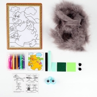 Набор для творчества: создание игрушки и раскраска "Коала и друзья"