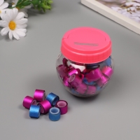 Клейкая лента пластик в банке "Глори. Синий, фиолет" н-р 40 шт 1,2 см, дл.0,9 м 7х7х9 см 1026569 Клейкая лента пластик в банке "Глори. Синий, фиолет" н-р 40 шт 1,2 см, дл.0,9 м 7х7х9 см 1026569