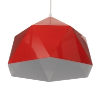 Светильник Edward 1х40Вт Е27 пр-1м красный 38х38х25см