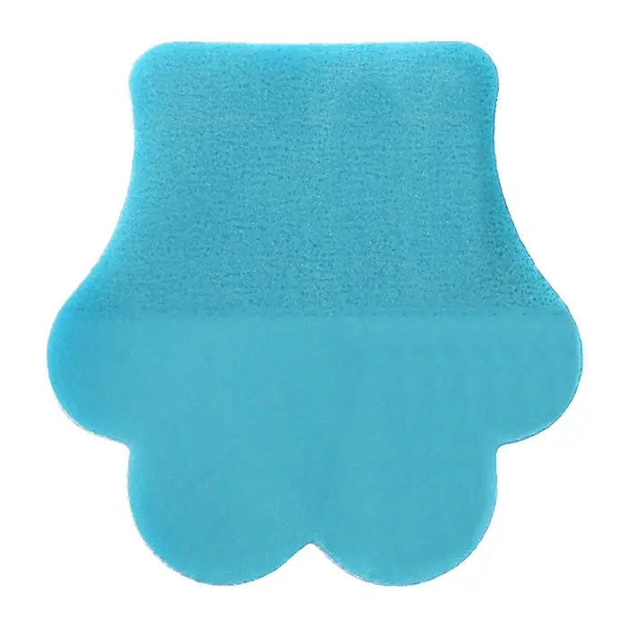 Блок-закладка с липким краем пластик Лапка 50л, голубой, 45мм х 45мм  CALLIGRATA