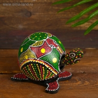 Сувенир-маятник дерево "Черепаха с качающейся головой" 11х10х10 см МИКС