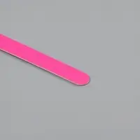 Набор пилок для ногтей на деревянной основе, форма прямая, 200/200 грит, 13 см, 10 шт, цвет МИКС