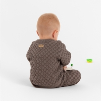 Джемпер детский вязаный MINAKU, цвет кофейный, рост 68-74 см