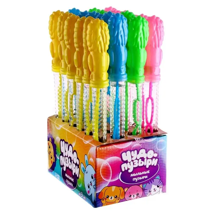 Мыльные пузыри &laquo;Львята&raquo; 26 см, 50 мл, МИКС