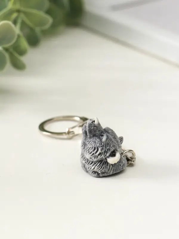 Брелок "Голова медведя маленькая" 2,5 см