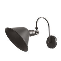 Бра "Крокус" Е27 40Вт черный 20х29х23см Бра "Крокус" Е27 40Вт черный 20х29х23см