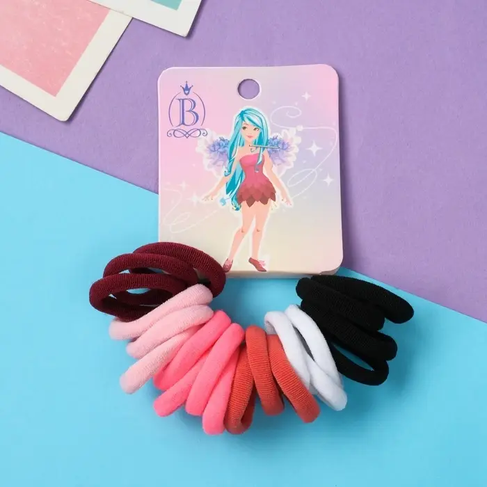 Резинка для волос "Фея Мила" (набор 20 шт) 2,5 см