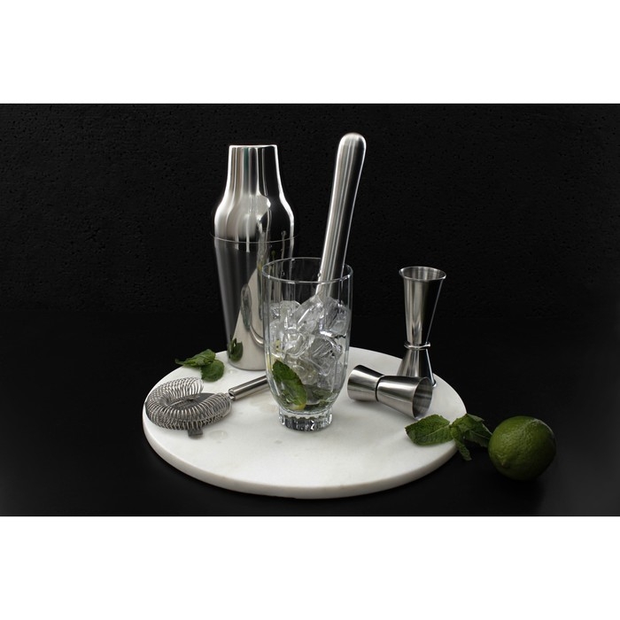 Джиггер Доляна &laquo;Металлик&raquo;, 15/30 мл, нержавеющая сталь, цвет серебристый