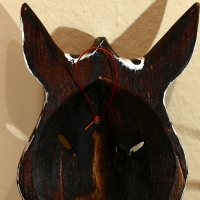 Маска "Зебра" албезия 19х9х4 см