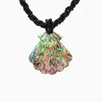 Кулон "Морское сокровище" ракушка абалон 25 см