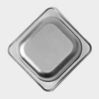 Гастроемкость 1/6 из нержавеющей стали, 150 мм, 17,5&times;16,5&times;14,5 см