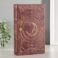 Сейф-книга дерево, кожзам "Месяц" объёмное тиснение 21х13х5 см Сейф-книга дерево, кожзам "Месяц" объёмное тиснение 21х13х5 см