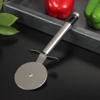 Нож для пиццы и теста Доляна Fargo, 20×6,5 см, нержавеющая сталь, цвет чёрный Нож для пиццы и теста Доляна Fargo, 20×6,5 см, нержавеющая сталь, цвет чёрный