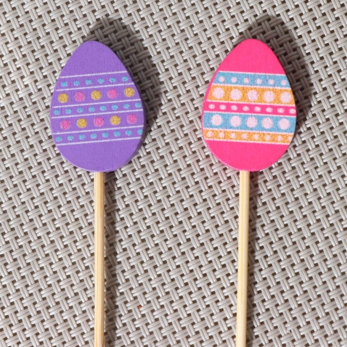 Шпажки Доляна &laquo;Пасхальные яйца&raquo;, 12 см, набор 25 шт