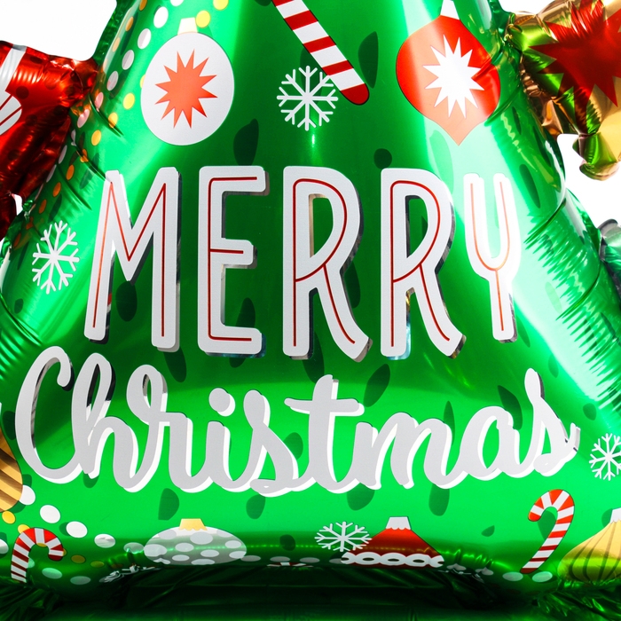 Новый год! Шар фольгированный 30" &laquo;Ёлочка&raquo;, на подставке