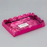 Коробка для печенья, &laquo;Сияй&raquo;, 22&times;15&times;3 см