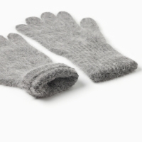 Перчатки женские MINAKU, цвет серый, 25 см Перчатки женские MINAKU, цвет серый, 25 см