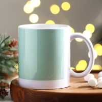 Кружка новогодняя керамическая &laquo;Новогодний маршрут&raquo;, 320 мл, цвет белый