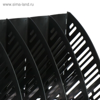 Лоток для бумаг вертикальный, 5 секций, чёрный Лоток для бумаг вертикальный, 5 секций, чёрный