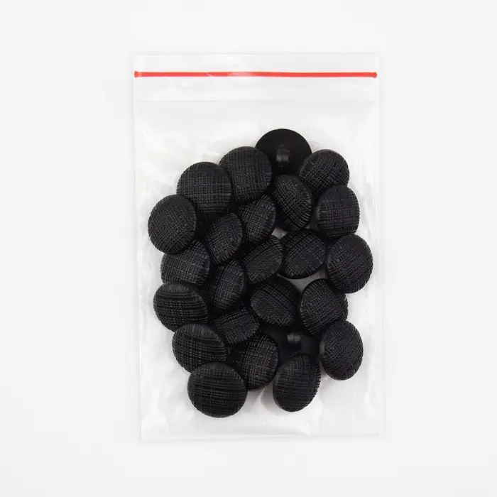 Пуговица на ножке, d = 15 мм, цвет чёрный, цена за 1 штуку