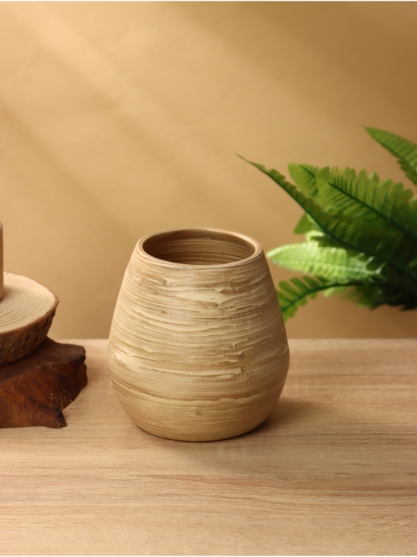 Ваза 12х12х13 см, бамбук Ваза 12х12х13 см, бамбук