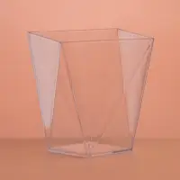 Форма пластиковая одноразовая для фуршета &laquo;Рубин&raquo;, 90 мл, прозрачная