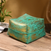 Корзинка плетеная "Голден мини" 30х30х20 см, голубой