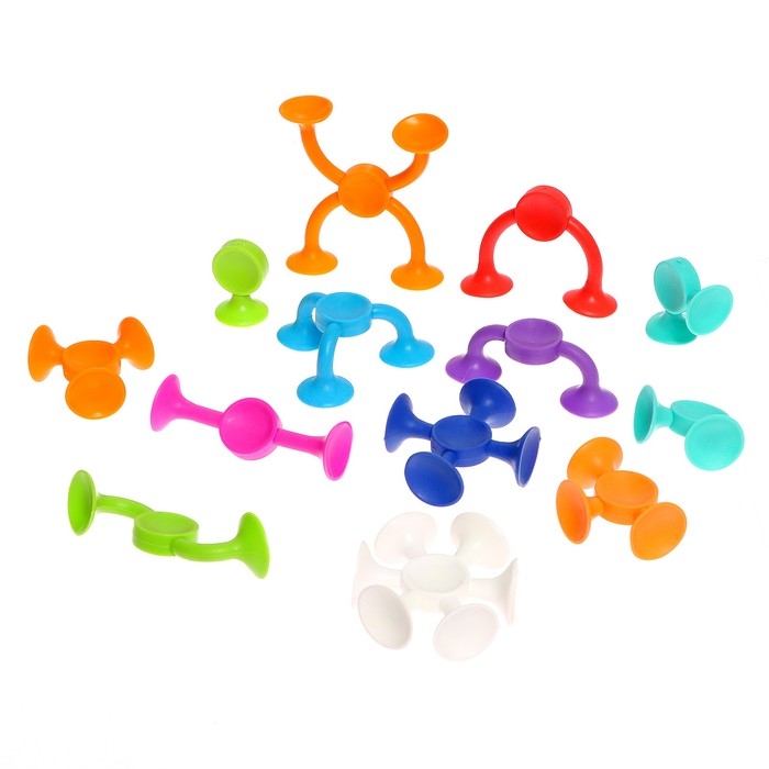 Конструктор &laquo;Забавные присоски&raquo;, 41 деталь