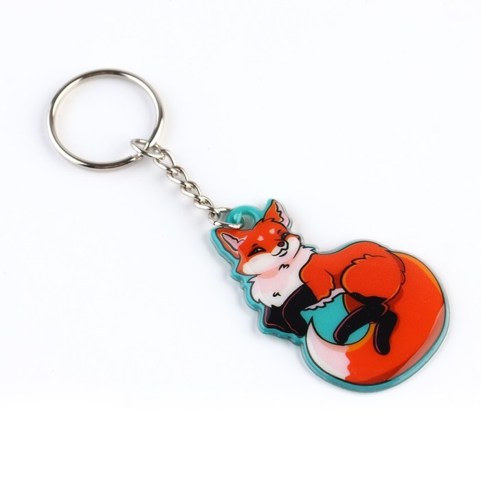 Брелок для ключей &laquo;Лиса&raquo;, 5.5 х 3.5 см