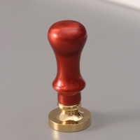 Печать для сургуча с пластиковой ручкой "Буква U на вензеле" 2,5х2,5х6,3 см