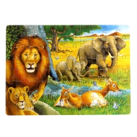 Пазл «Обитатели саванны», 80 деталей Пазл «Обитатели саванны», 80 деталей